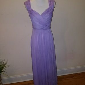 Long lavender dress